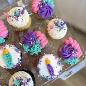 Hip Hip Hooray Cupcakes