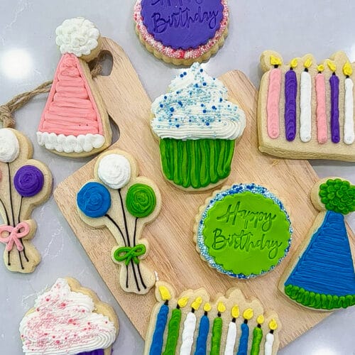 Birthday Buttercream Sugar Cookies