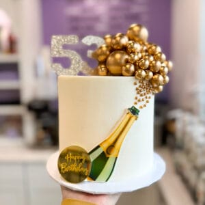 Poppin' Bottles Cake