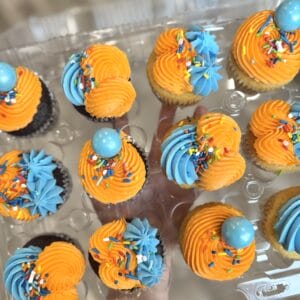 Colored Cupcakes