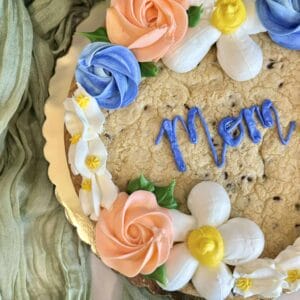 Floral Cookie Cake