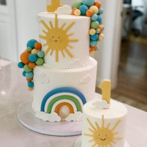 1st Year Around the Sun Cake